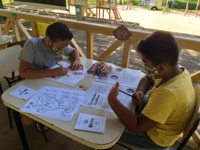 Parque Ecológico realiza ações de conscientização com as crianças