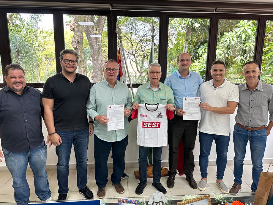 Prefeitura firma convênio com Sesi para o programa Atleta do Futuro