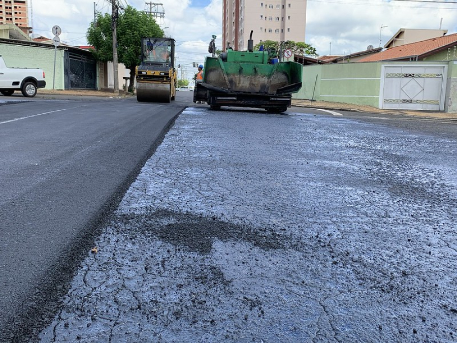 Prefeitura inicia recapeamento da Rua das Hortências, na Cidade Jardim